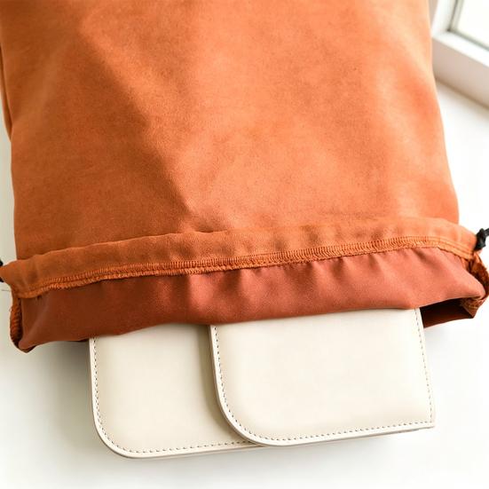 Soft Suede Protection for Leather Bags Dust Bag Handbag, Drawstring Closure Protective Storage Solution Totes Organizer, Portable Moisture Proof