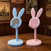Support de téléphone portable Lapin Mignon - Cadre de support surélevé pour bureau Personne Paresseuse - Support de téléphone portable pour personne paresseuse