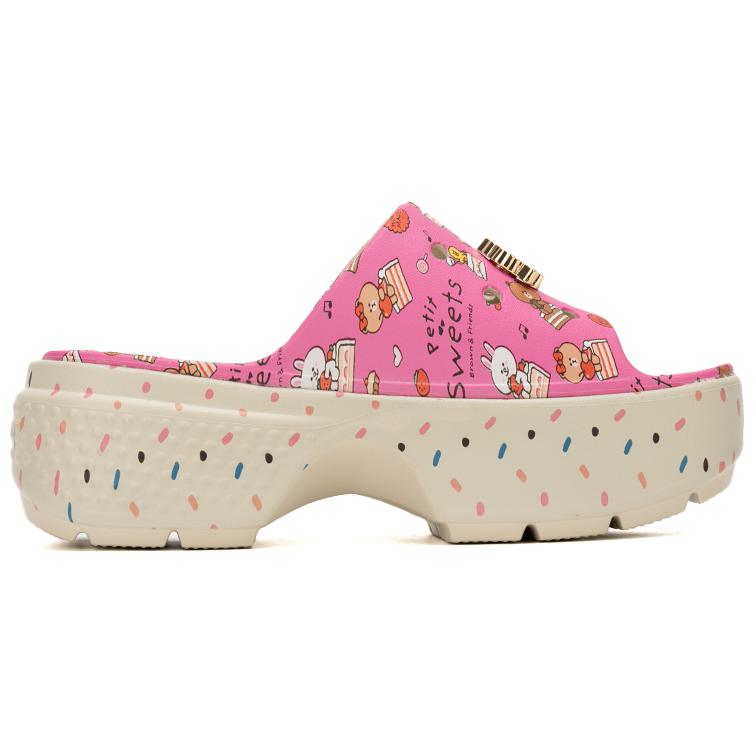 Crocs X Line Friends Stomp Slide Bone Unisex 209828-2Y2