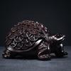 Feng Shui Prosperity Turtle Ornament Tabletop Carved Statue Wealth Decor
