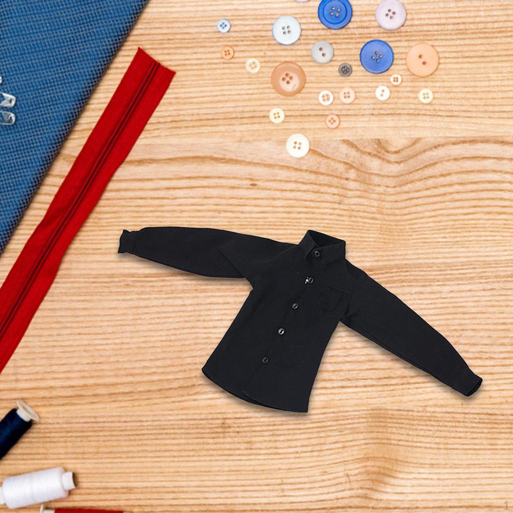 1/6 Action Figure Shirt Doll Model Clothes Lightweight Stylish Miniature Clothing Dressing Up for