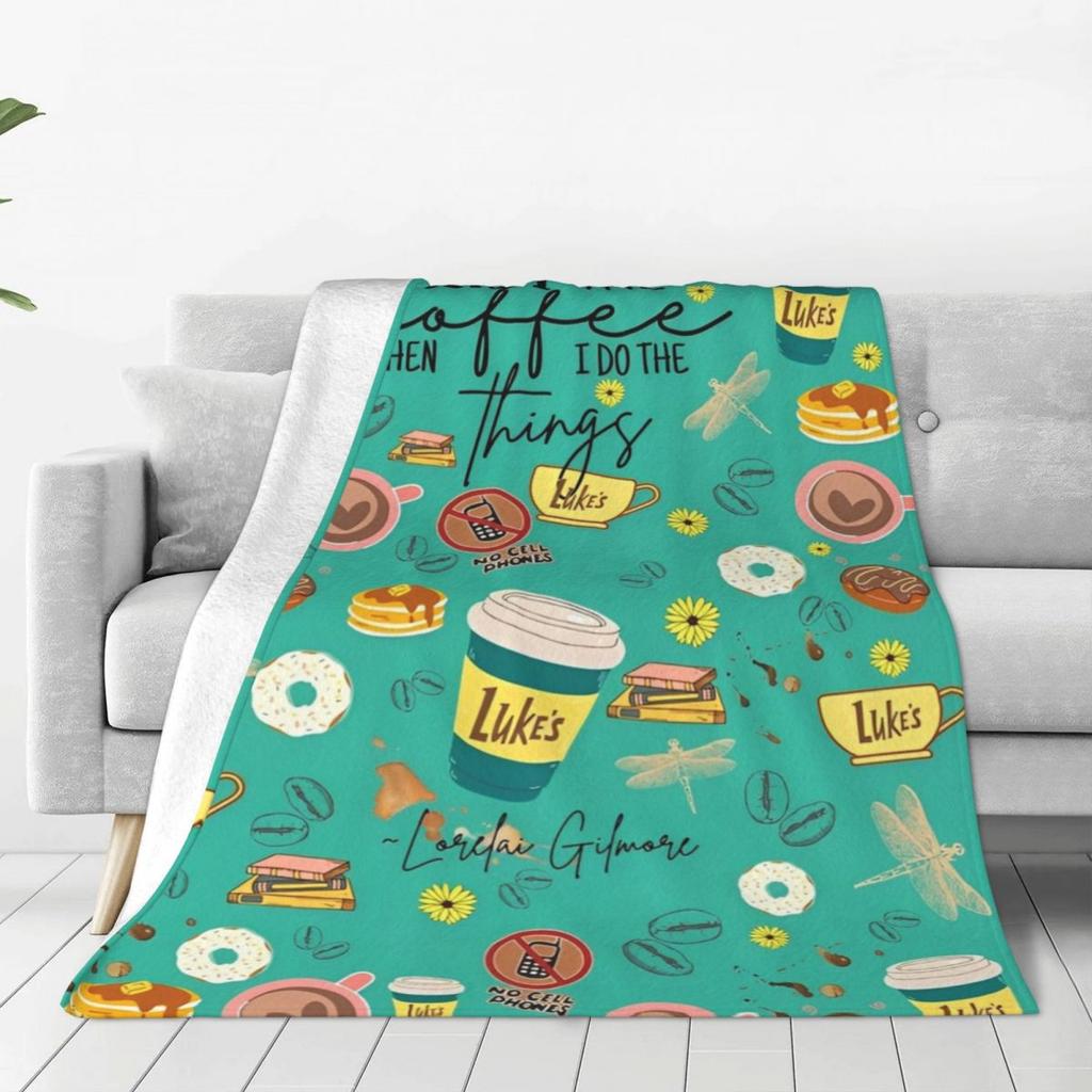 Soft Warm Blanket Camping Gilmore Girls TV Show Bedding Throws Flannel Bedspread For Bedroom Novelty Sofa Bed Cover
