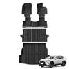 Smabee RHD for Toyota RAV4 2019-2024 2025 Right Hand Drive Car Floor Mats Cargo Liner Trunk Pad TPE 3D Foot Mat Accessories