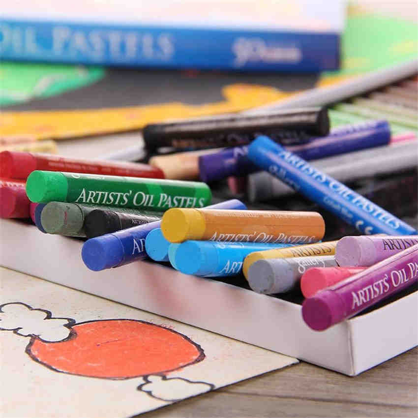 12/25/50 Colors Graffiti Crayon Soft Oil Pastel Professional Painting Pastel Drawing Stationery Pen