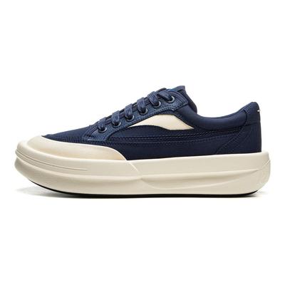 Li Ning Kung Fu Yang Comfortabel Veelzijdig Antislip Slijtvast Laag Uitgesneden Casual Schoenen Unisex Casual Schoenen Diepblauw AZGU045-10