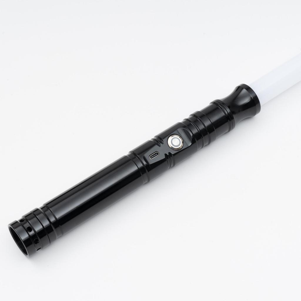 LED Alloy Lightsaber Toy - Rechargeable, Luminous Pixel Design for Kids 