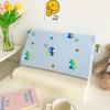 Thailand Latex Pillow Core for All Seasons – Cartoon Design with Cotton Knitted Pillowcase for Students and Babies