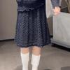Available 2026 Spring High-Waisted A-Line Knit Midi Skirt for Women - Light Luxury Style, Slimming, Versatile & Simple.