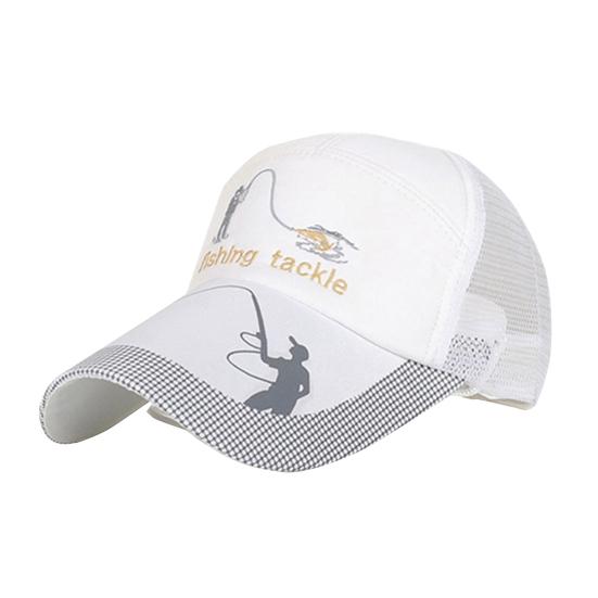 Outdoor Tackle Mesh Baseball Fishing Hat Sun Protection KTB