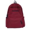 Schoolbag Japanese junior high school college student ins schoolbag female Korean version Mori alphabet campus backpack casual outdoor backpack