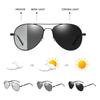 Pochromic Polarized Sunglasses for Men Women Color Changing Pilot Style Male Vintage UV400 Outdoor Driving Sun Glasses