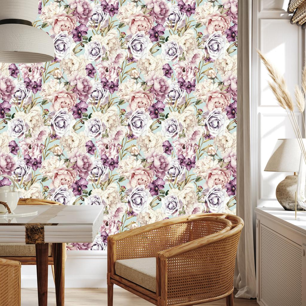 Roses Wallpaper for Living Room and Bedroom 50x1000
