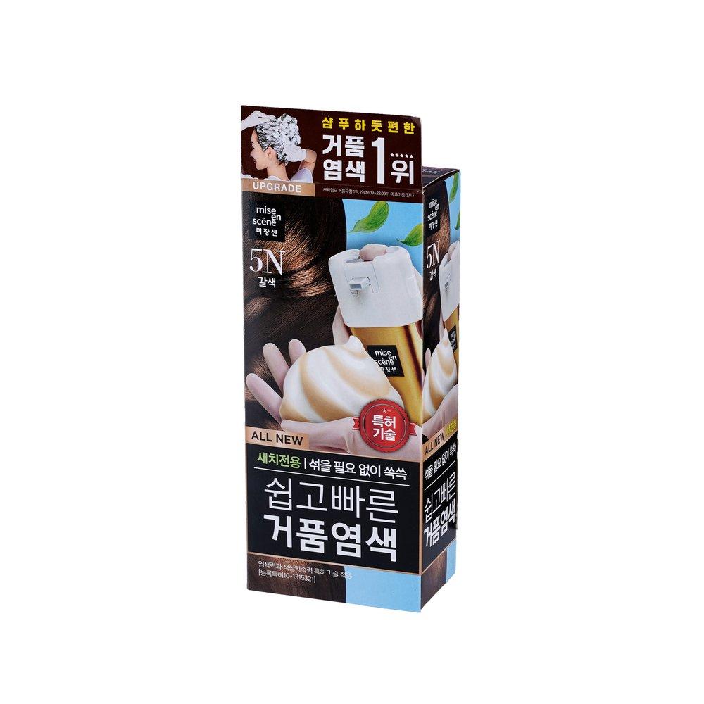 mise en scène All New Easy and Fast Foam Dye (5N Brown)