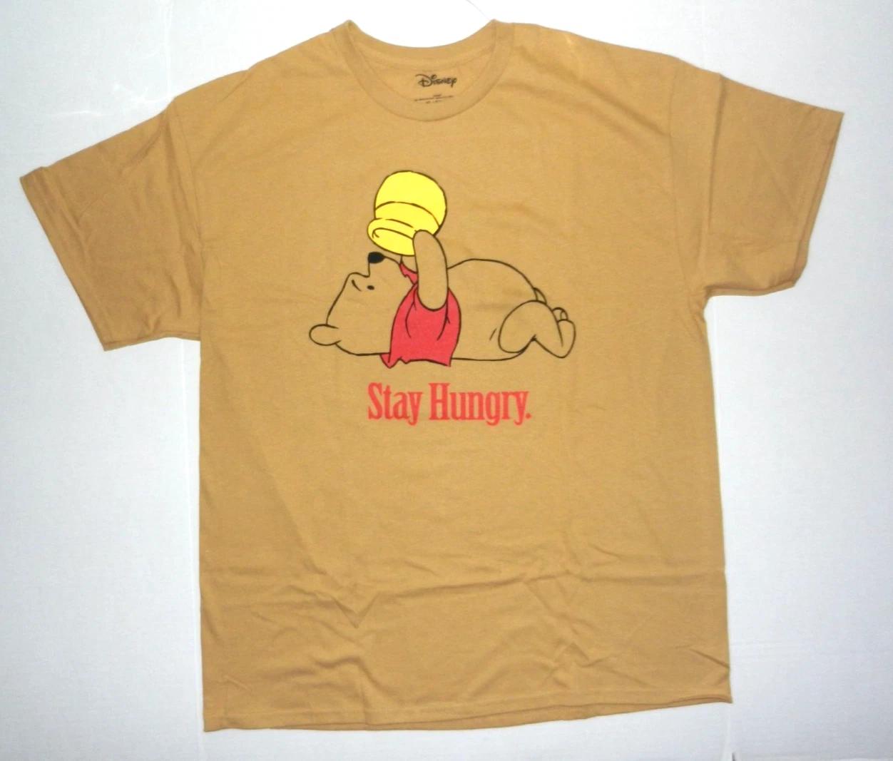 Disney Winnie The Pooh Stay Hungry T-shirt New 150