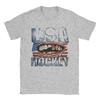 Jack Hughes USA Gold Medal Hockey T Shirts Unisex Cotton Funny TShirt Crew Neck Tee Shirt Short Sleeve Clothing Plus Size