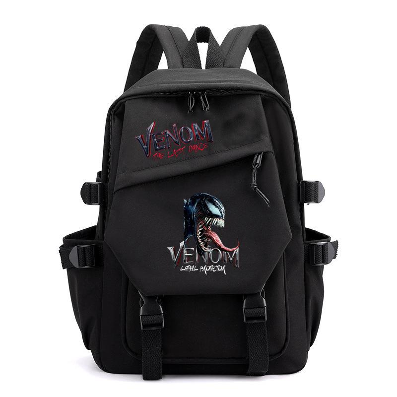 3 Piece School Backpack Set for Students Large Capacity Oxford Cloth Schoolbag with Shoulder Strap and Pencil Case