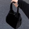 Plush bag women's fluffy bag portable bucket bag fluffy messenger ins Korean version 2022 new autumn and winter