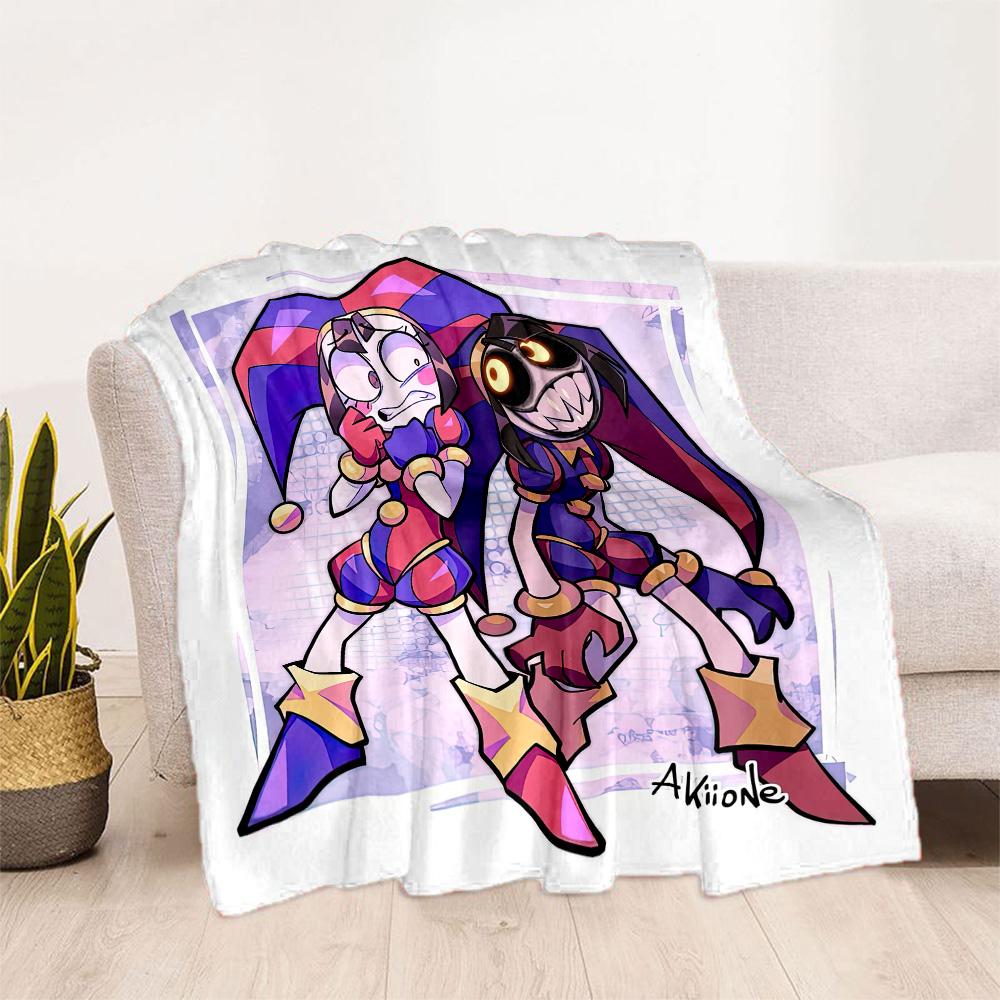 Digital Circus11 Blankets are suitable for living rooms,making them an ideal choice for outdoor travel and gifts.