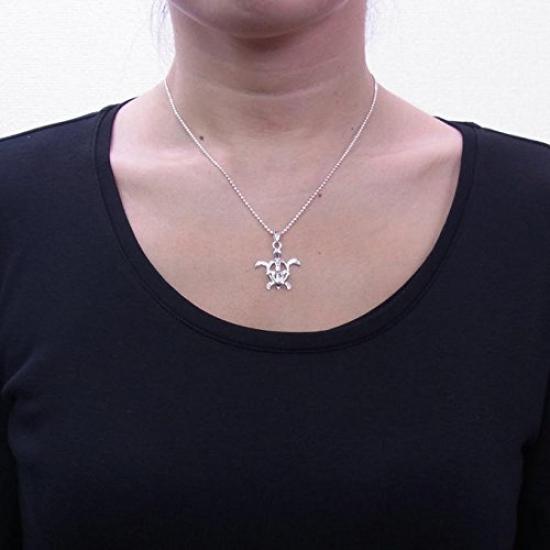 Hawaiian Jewelry [LocoMocoAloha] Necklace Pendant Honu Swing Turtle [Authentic] Jewelry