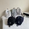 Simple Casual Solid String Large Capacity Backpacks Fashion Versatile Classic Style Stylish Design Backpacks for Women 2025 New