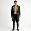 Halloween Europäisch Mittelalterlich Vintage COS Herren, Steampunk Frack Gotische Gehrockjacke