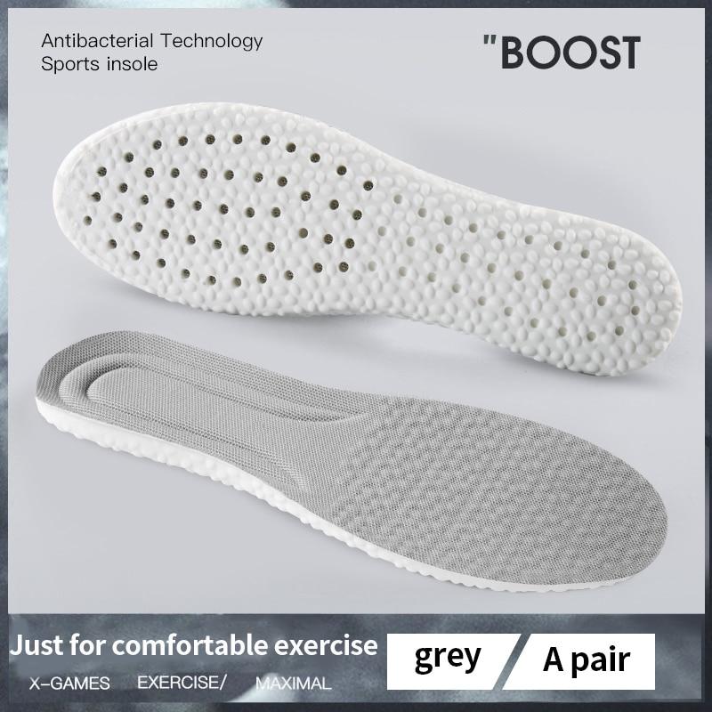 1Pair Sport Insoles for Shoes Memory Foam Sole Cushion Running Shock-Absorbant Breathable Deodorization EVA Orthopedic Soft Pad