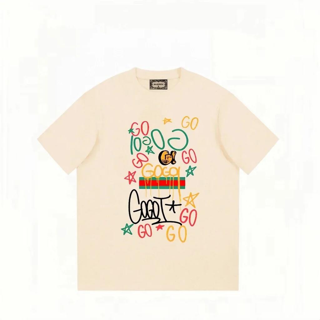 Random Letter Print Designer T-Shirt for and Women, Cotton T-Shirt, Oversized Casual T-Shirts, Letter Print T-Shirt, Fashion