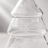 Container Heat Resistant Christmas Tree Shaped Glass Storage Jar Multipurpose