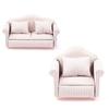 Simulation Dollhouse Sofa Striped Mini Sofa Girls Gift Miniature Sofa  Children Toy