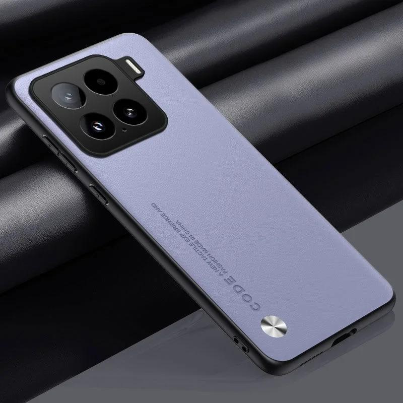 New PU Leather Matte Case For Xiaomi 15T Pro 14T Pro Silicone Thin Soft Shookproof Bumper Cover For Xiaomi 15 Pro Poco M7 4G