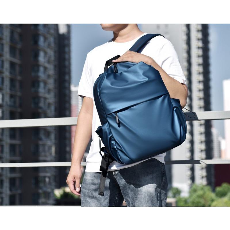 

Backpack for Men Simple Large Capacity Travel Backpack Casual Japanese Junior High School High School College School School Bag for Men синий
