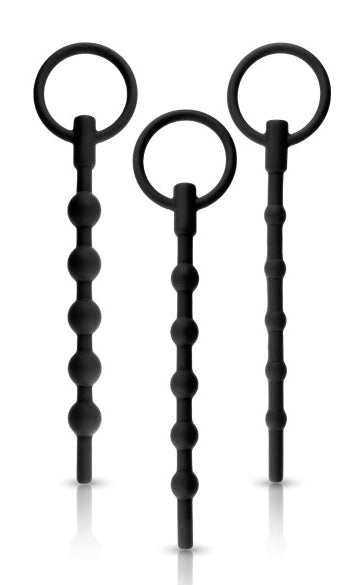 Set of 3 Knot-Knot Stems 12 Cm - Diameter from 7 To 12mm - NMC - Urethral Stems