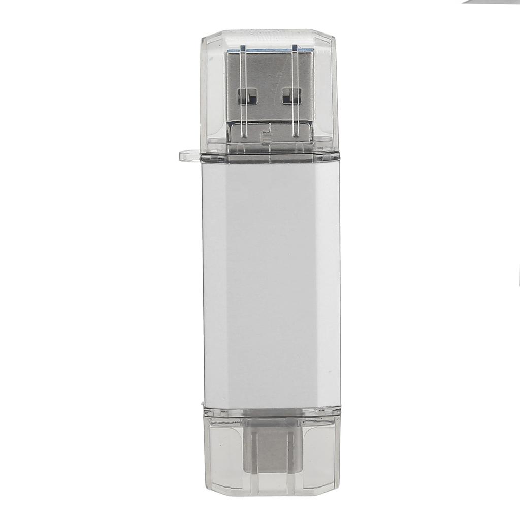 U Disk 3-in-1 Aluminiumlegierung HighSpeed Silber USB3.0 Flash Disk für Mobiltelefone Computer(256 GB )