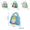 Delightful Easter Felt Carry Bags With Bunny And Chick Patterns Ideal For Candy And Gift Storage