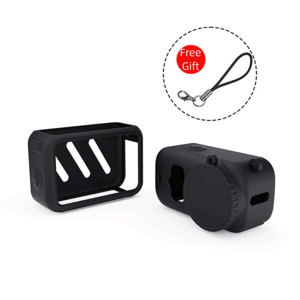 3 szt./zestaw Silikonowy Miękki Pokrowiec Pełna Ochrona Osłona Korpusu Aparatu dla DJI Osmo Nano Akcesoria