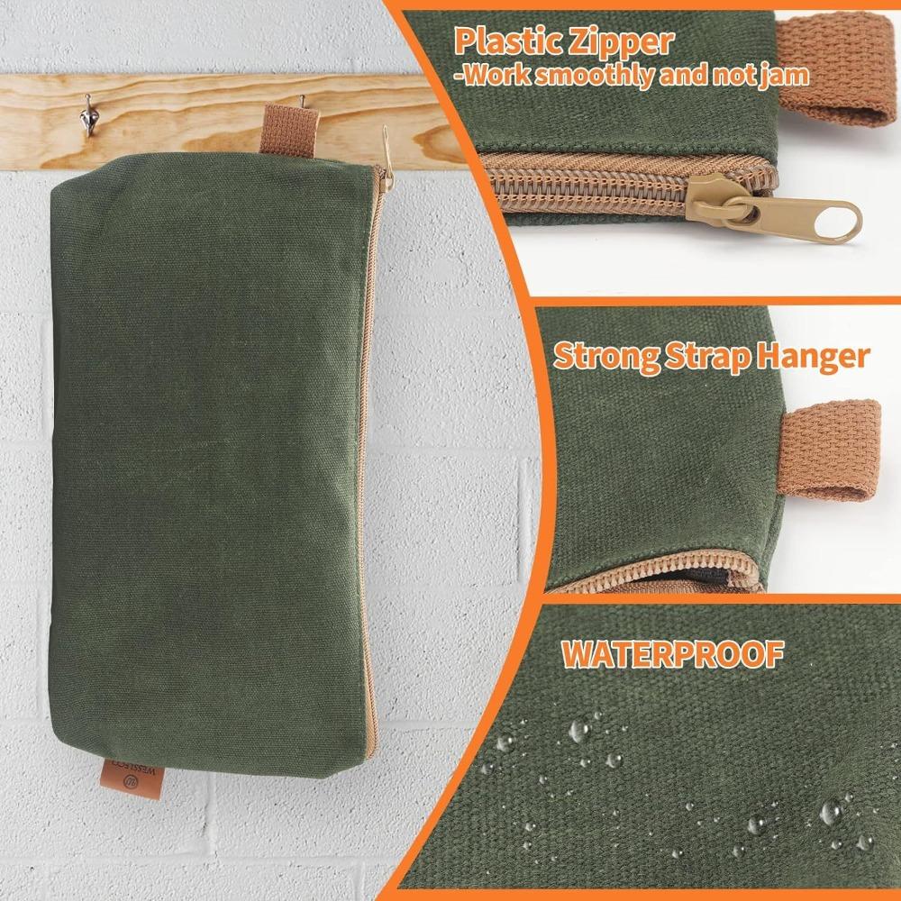 Portable construction tool kit, electrician bag, canvas, thickened, hardware tool storage bag, vehicle maintenance tool kit