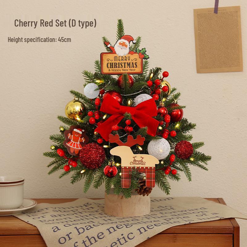 Mini Encrypted PVC Christmas Tree with Lights - DIY Kit