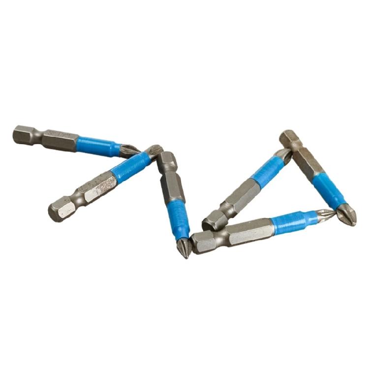 Impact Magnetic Crossed Bit PH2 Bit Steel Crossed Head Drill Bit Screwdriver Bit 1/4 Hex Shank Nonslip