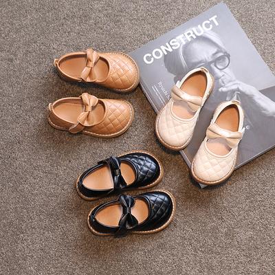 Nouvelles Chaussures en Cuir pour Filles 2024 Style Japonais Mignon Été Respirantes Bébé Princesse Simples Noeud Chaussures pour Enfants Mode Mary Janes