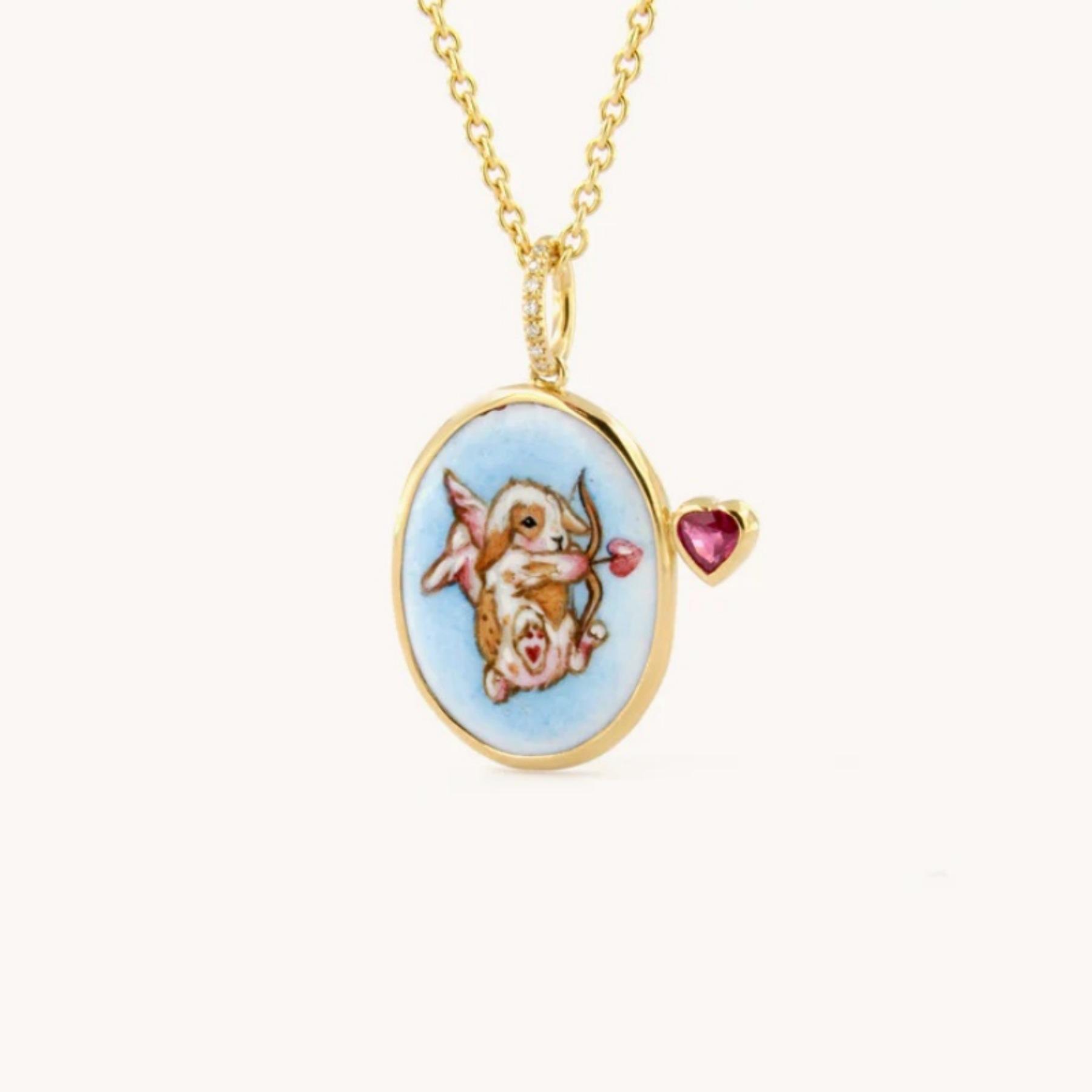 

Overseas Personalized Retro Tarot Card Inlaid Zirconium Shape Pendant Love Flying Pigeon Necklace