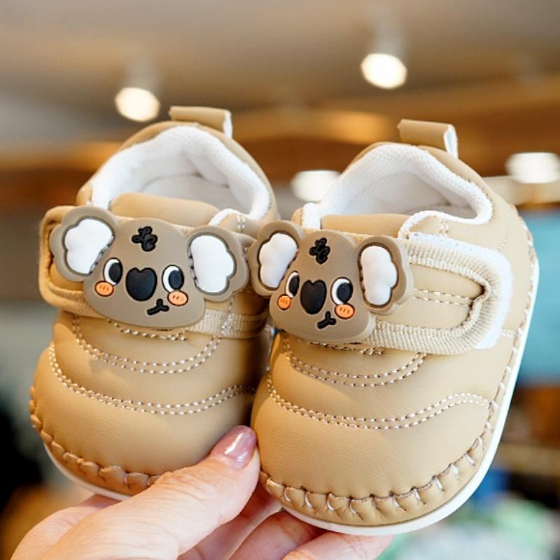 Baby Shoe 2025 Soft Sole Anti Slip Spring Autumn Comfortable Baby Shoes 0-1 Year Little Elephant Old Toddler Shoes Cartoon Cute