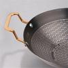 Durable Stainless Steel Stove Pot 24/26/28cm with Handle Dry Boiler Non Stick Honeycomb Wok Household