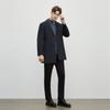 EMZ Ordos Men's 100% Wool Business Casual Overcoat