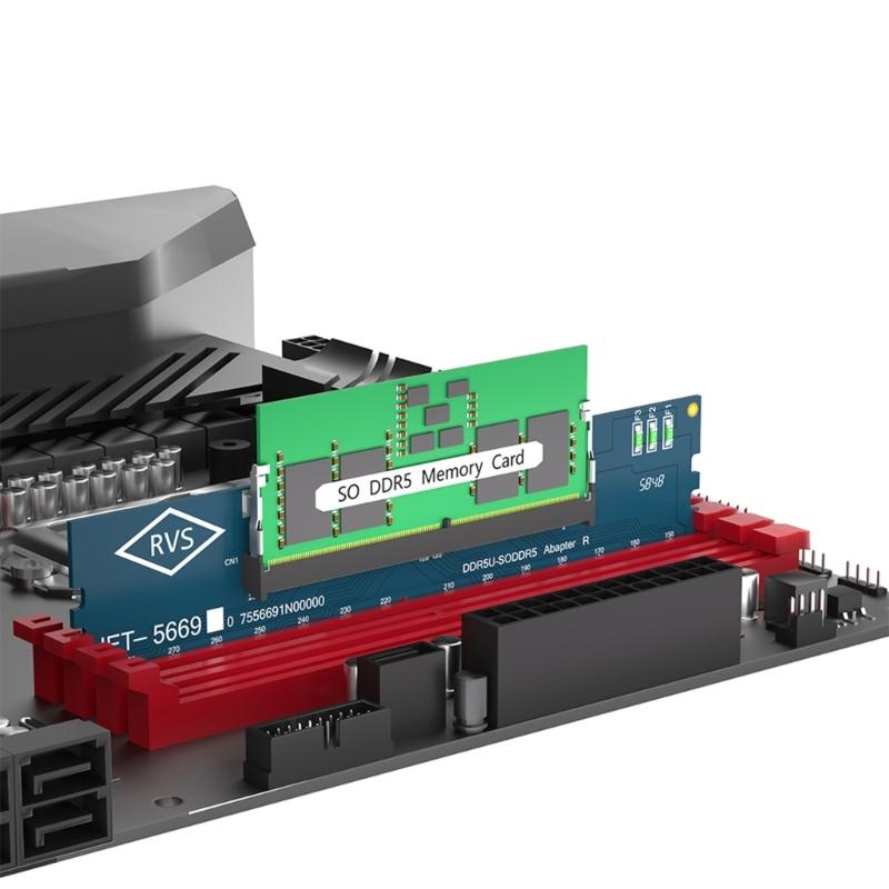 Notebook SO DDR5 zu DDR5 Leiterplatte gemäß Industriestandard JEDEC MO 337A DDR5 Adapterkarte