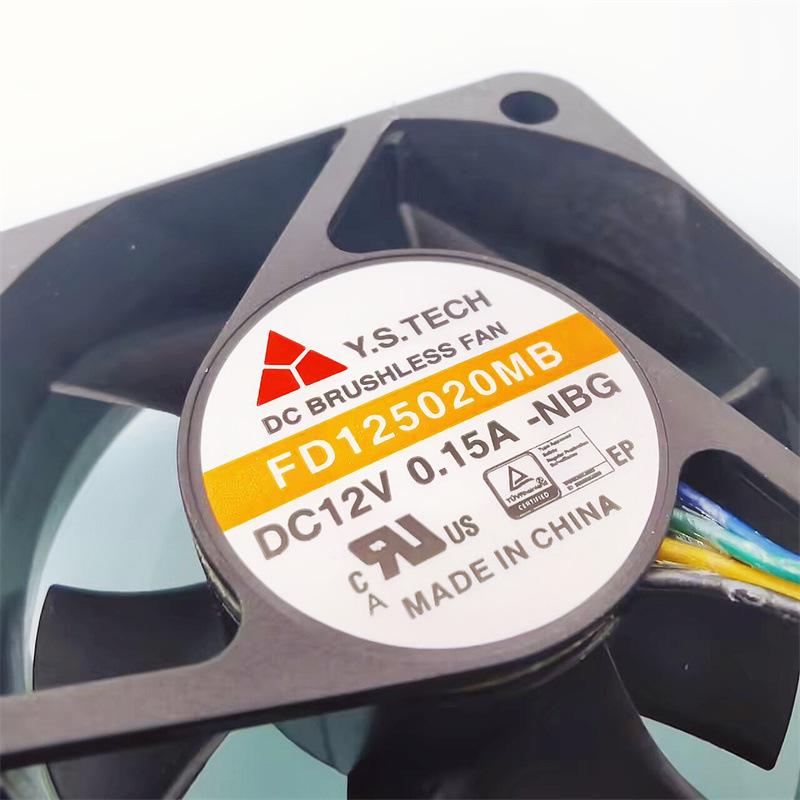 Original FD125020MB 5CM PWM 12V Motherboard Fan with Double Ball Bearing