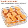 Air Fryer Rack Stackable Multi-Layer Stainless Steel Dehydrator Rack Air Fryer Basket Tray For Kitchen Accessories