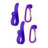 Q1FD Set Of 4 Lightweight Carabiner Clips And Holders Pendant Designed For Hole Bags Perfect For Travel And Hiking
