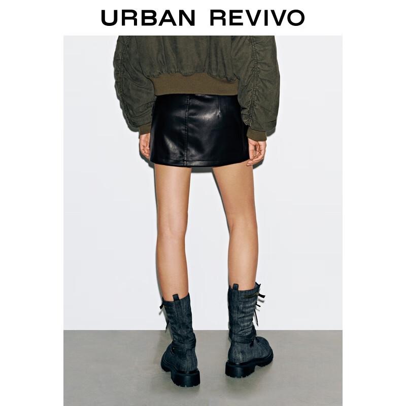 UR 2025 Winter Fashion Retro Pocket Mini Skirt