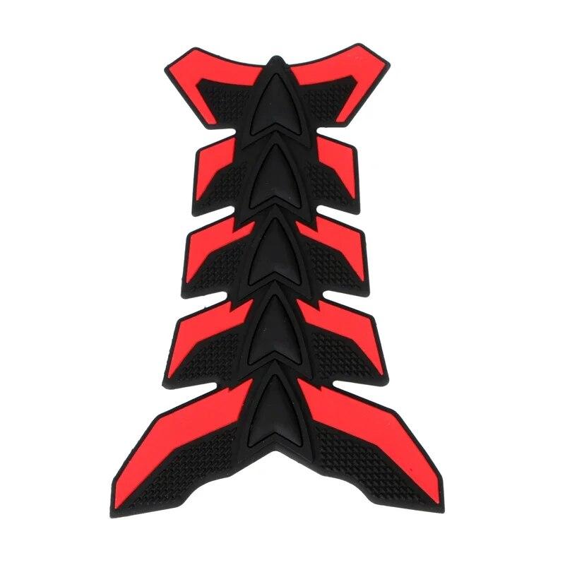 Univerzální motocyklová nálepka na palivovou nádrž s rybí kostí, trojrozměrné nálepky pro Harley, Yamaha, ochranná podložka na nádrž