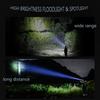 1PC Blue Headlamp Portable Super Bright Flashlight Bicycle Flashlight Rechargeable Camping Headlamp Rotatable Fishing Headlamp